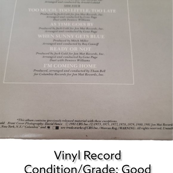 Johnny Mathis "The First 25 Years" The Silver Anniversary Album LP Vinyl Record - Picture 5 of 5